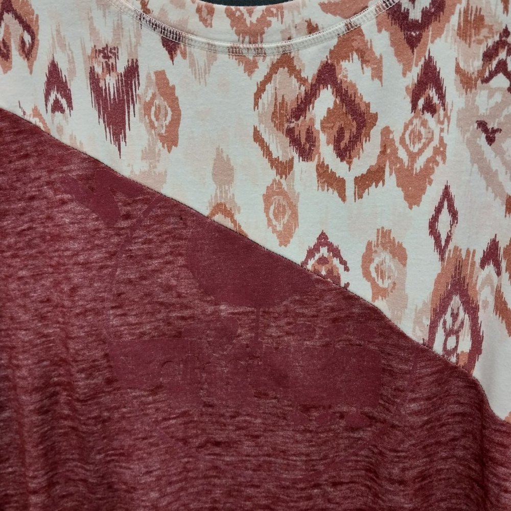 2468 Jeaniemade Size XL Upcycled Stretch Crewneck Tunic Top - Picture 3 of 5